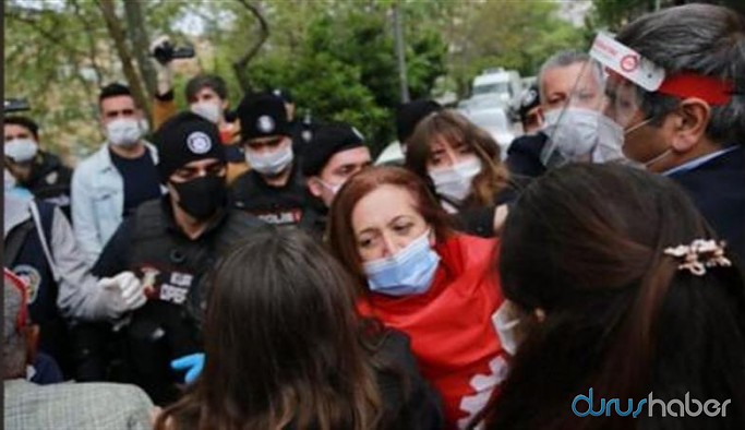 DİSK Başkanı Arzu Çerkezoğlu ile sendika üyeleri serbest