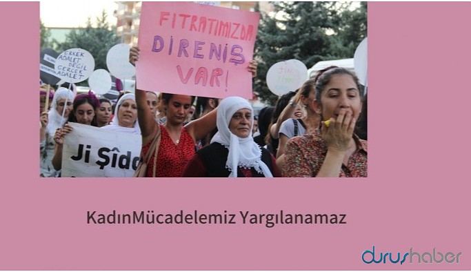 #KadınMücadelemizYargılanamaz etiketiyle kampanya