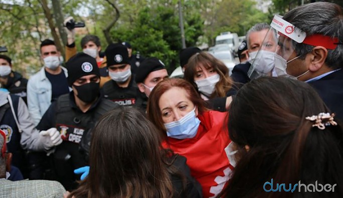 Taksim'e çıkmak isteyen gruba polis müdahalesi: Çok sayıda gözaltı