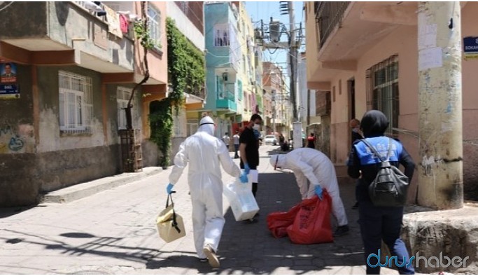 Bağlar'da 18 kişide virüs tespit edildi: 3 sokak karantinaya alındı