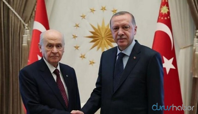 Erdoğan ile Bahçeli bir araya geldi