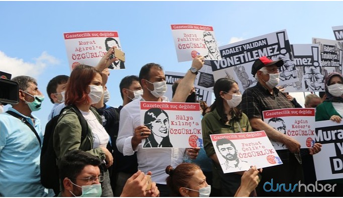 Gazetecilerin duruşması başladı: Bu utancı sonlandırın
