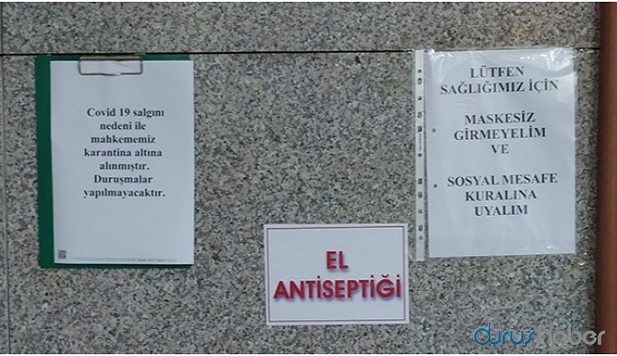 İstanbul Adliyesi çalışanı memurda virüs tespit edildi