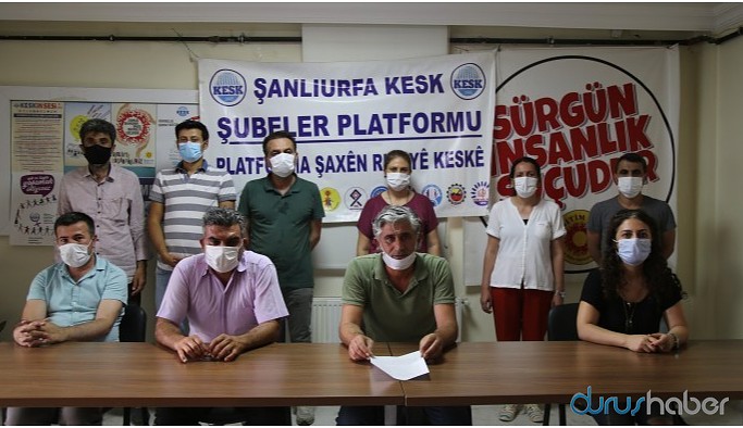 KESK Urfa Şubesi’nden DTK baskınına tepki