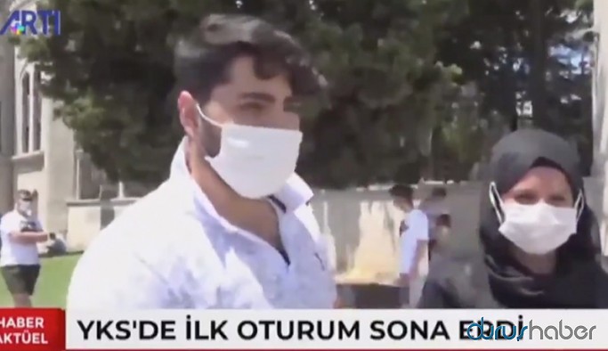 Sınavdan çıkan gençten Erdoğan'a tepki: Reis yanlış yapıyorsun