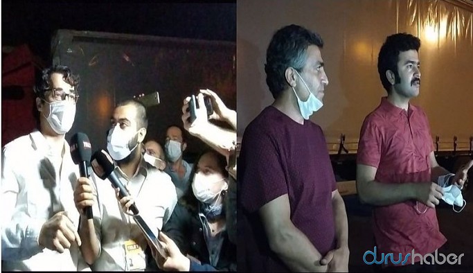 Tahliye kararı verilen 3 gazeteci cezaevinden çıktı