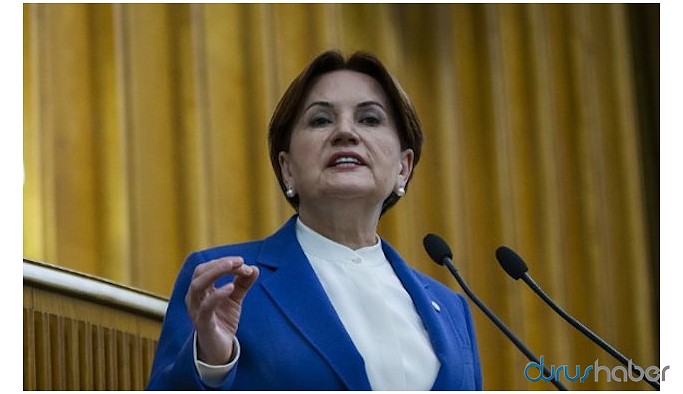 İYİ Parti lideri Akşener: Erdoğan'ın masasında erken seçim planı var