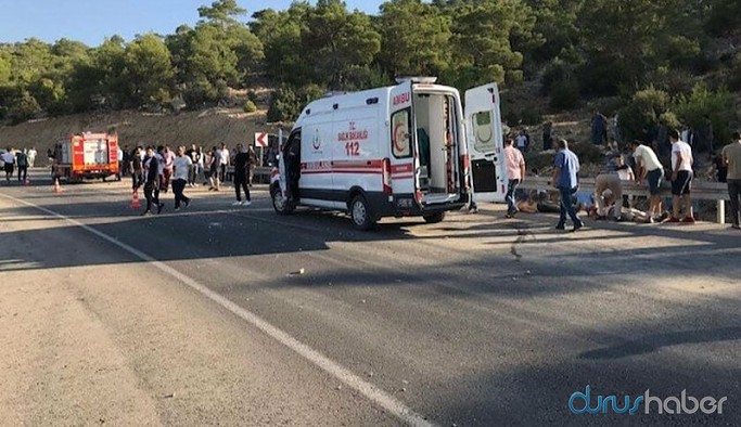 Askerleri taşıyan otobüs devrildi: Çok sayıda ölü ve yaralı var