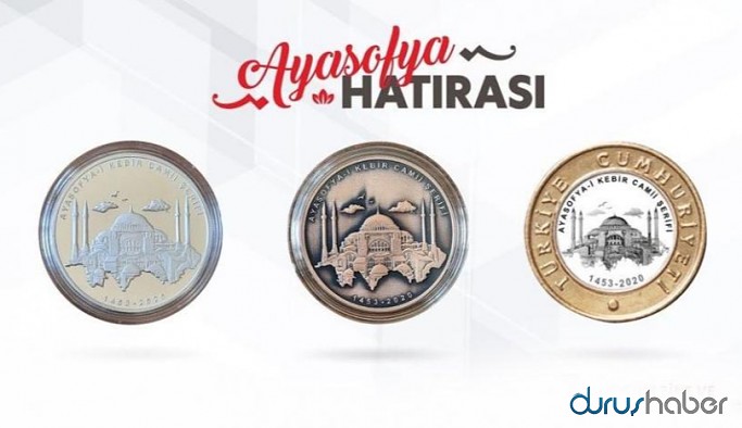 Ayasofya için özel para basıldı