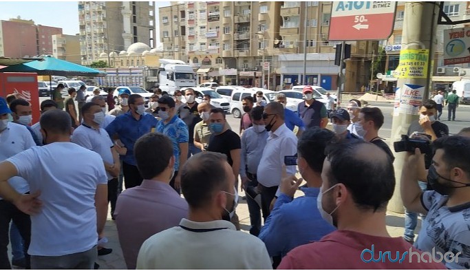 Çiftçilerin DEDAŞ protestosu engellendi