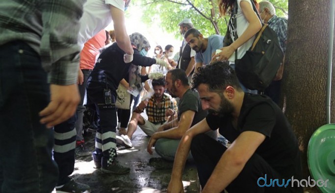 Çocuk istismarı eylemine polis müdahalesi: 3 gözaltı