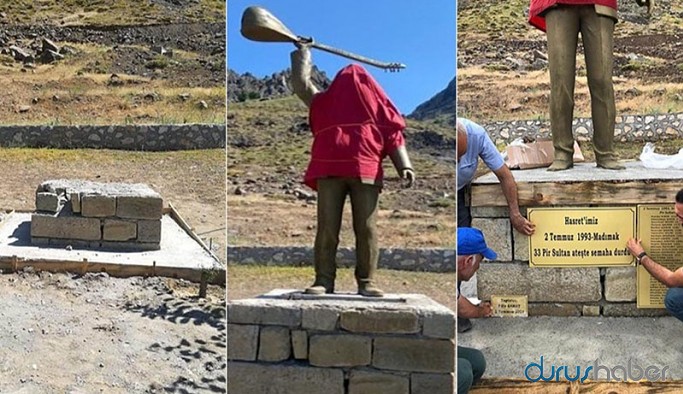 Hasret Gültekin heykeline saldırı gerçekleşti
