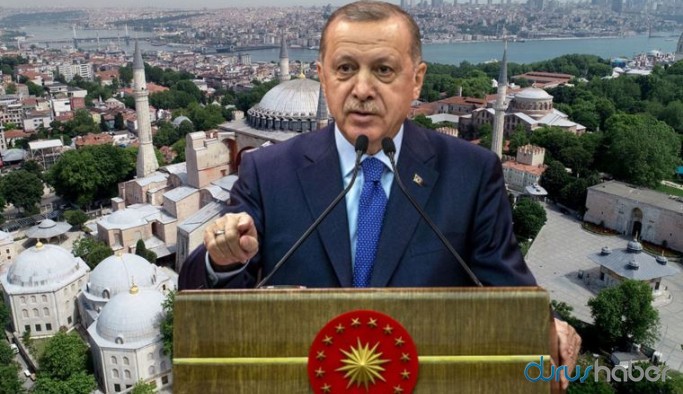 Erdoğan Ayasofya imzasını attı