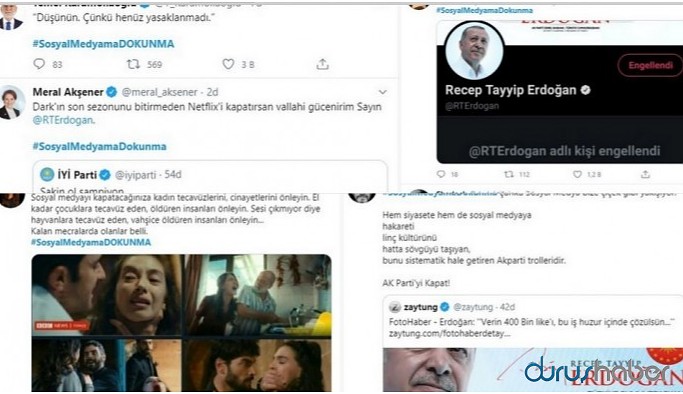 Erdoğan’ın sözlerinden sonra #SosyalMedyamaDOKUNMA hashtagi açıldı