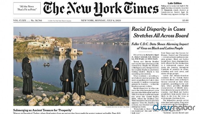 Hasankeyf New York Times’ın manşetinde