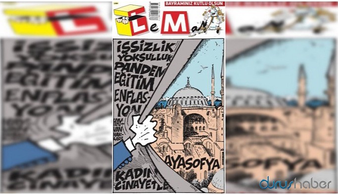 Leman Ayasofya'yı kapağına taşıdı