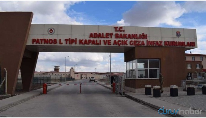 Patnos Cezaevi'nde suda kurt çıkıyor