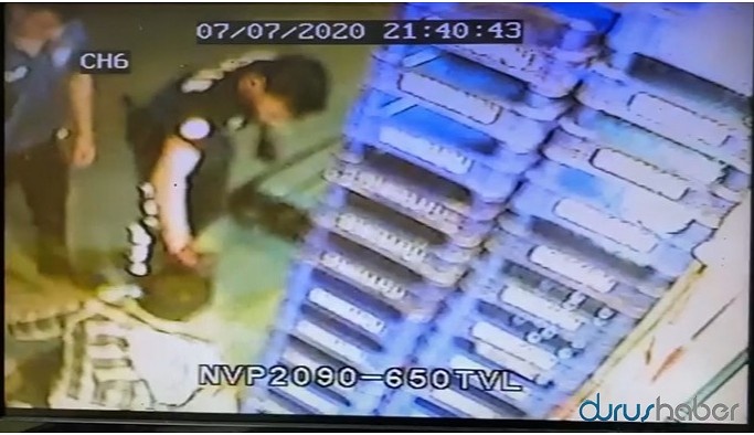 Polis ve bekçi şiddeti kameraya yansıdı