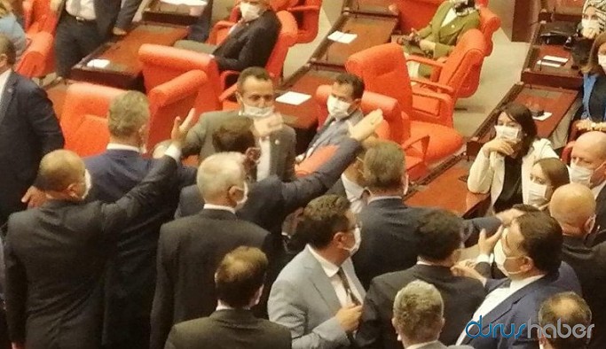 TBMM’de tansiyon yükseldi: HDP ve AKP'li vekiller birbirine girdi