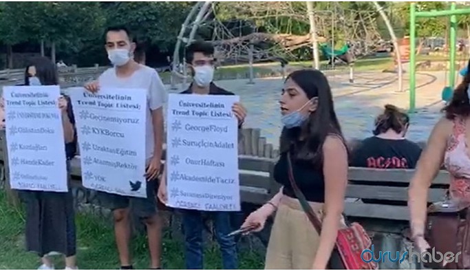 Üniversiteli gençler: Sansüre biat etmeyeceğiz