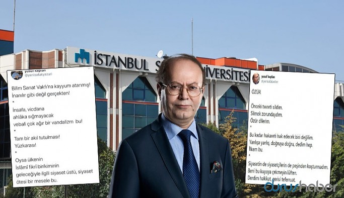 Yeni Şafak yazarı Erdoğan'ı eleştirdiği mesajını sildiği için özür diledi, sonra özür masajını da sildi