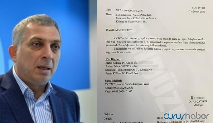 AKP'li vekil ve akrabaları için 'PCR testi' kuralı rafa kaldırıldı