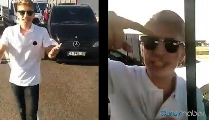 Çakarlı araçla yol kesip yurttaşı bıçaklayan trafik magandası tutuklandı