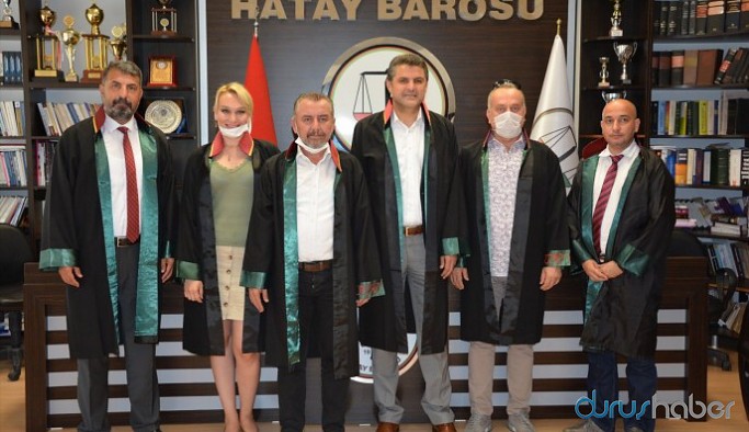 Hatay Barosu Başkanı’na 72 barodan destek
