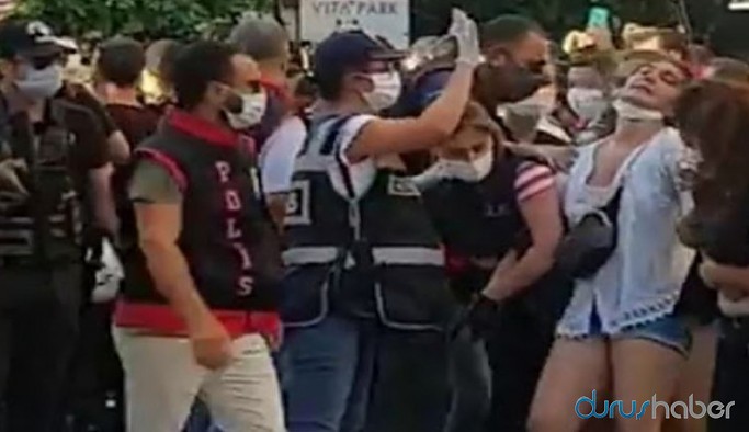 Polis amiri gözaltına alınan kadın için ‘kolunu kırın’ dedi