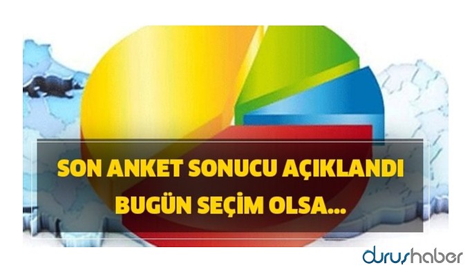 Son seçim anketi açıklandı: İki partinin oy oranı kafa kafaya!
