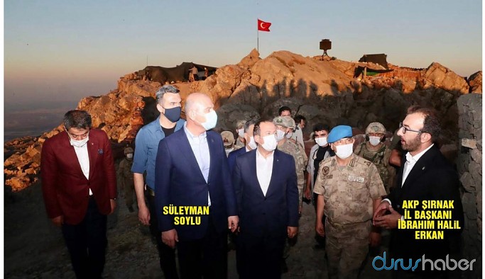 Üs bölgesi denetimine AKP il başkanı da katıldı