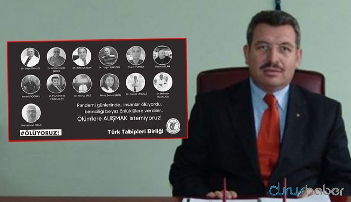 8 günde 13 sağlık çalışanı Covid-19 nedeniyle hayatını kaybetti