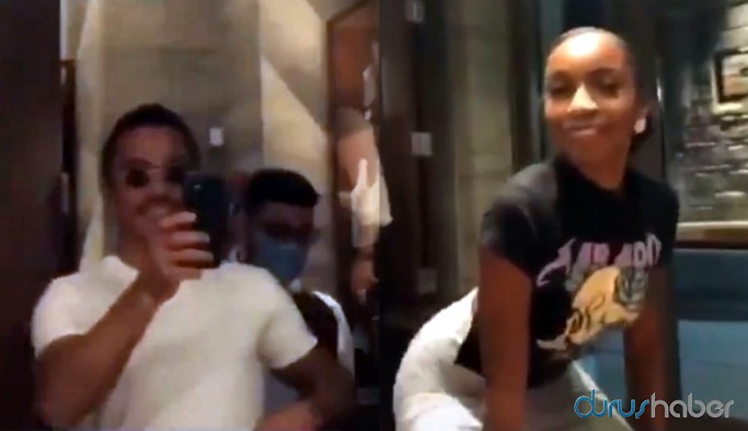 Nusret'e twerk yapan kadının sevgilisi mekanı bastı: İşte o anlar...
