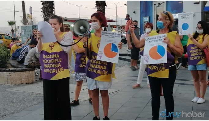 'Pandemi döneminde 987 kadın şiddete uğradı'