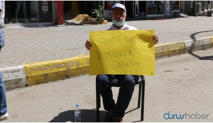Şırnak milletvekili oturma eylemine başladı