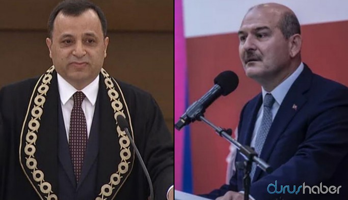 Soylu bu kez AYM Başkanı'nı hedef aldı