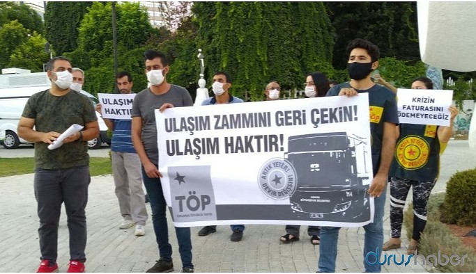 TÖP’ten ulaşım zammına tepki