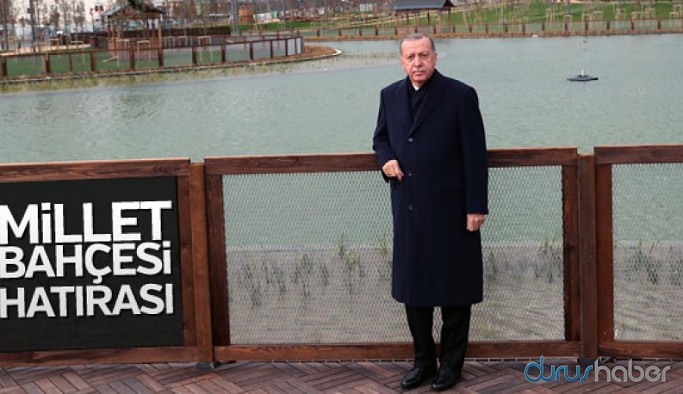 101 milyon liralık 'Recep Tayyip Erdoğan Millet Bahçesi'