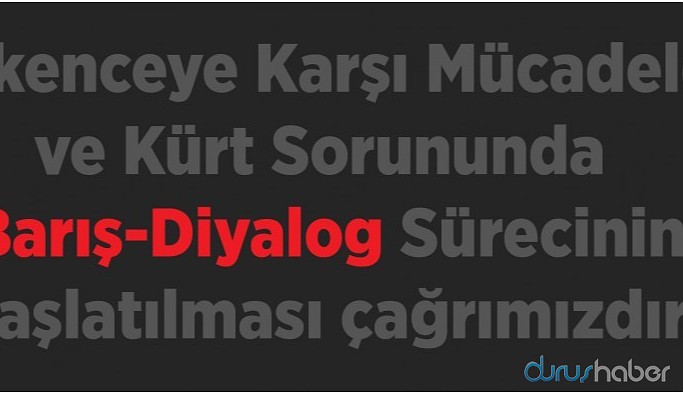 Antalya’daki siyasi parti ve STÖ’lerden barış ve diyalog çağrısı