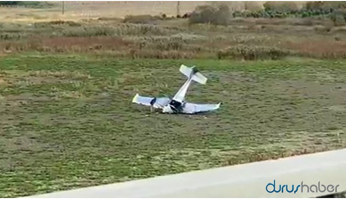 Büyükçekmece'de düşen uçağın pilotu öldü