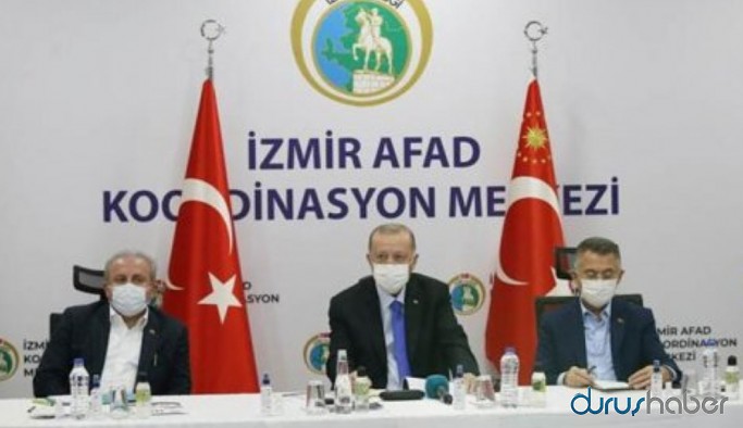Erdoğan'dan İzmir depremi açıklaması: 37 can kaybı, 885 yaralı var