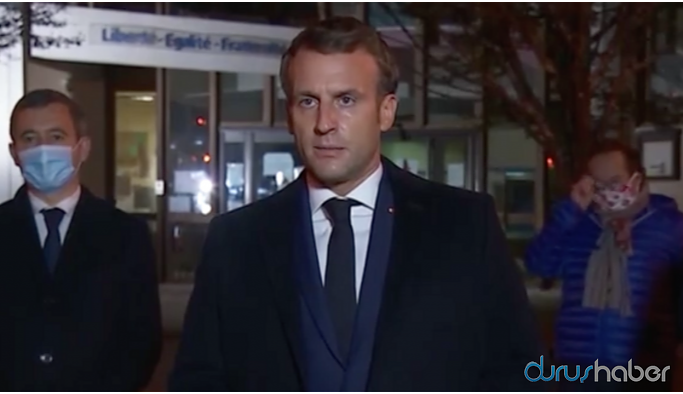 Fransa’daki saldırıya Macron’dan ilk tepki