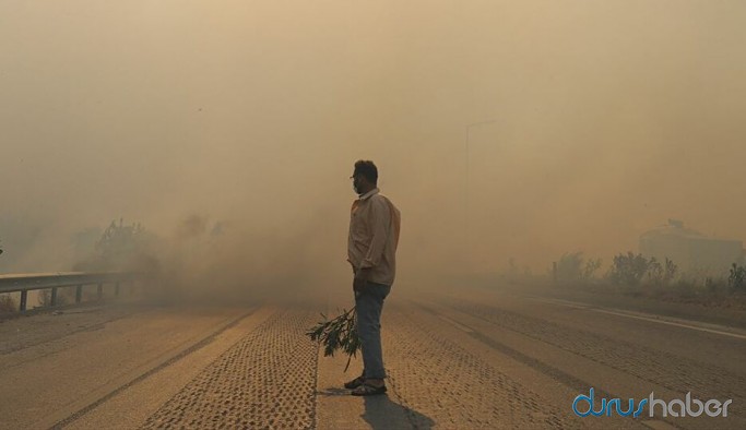 Hatay'da yangın devam ediyor