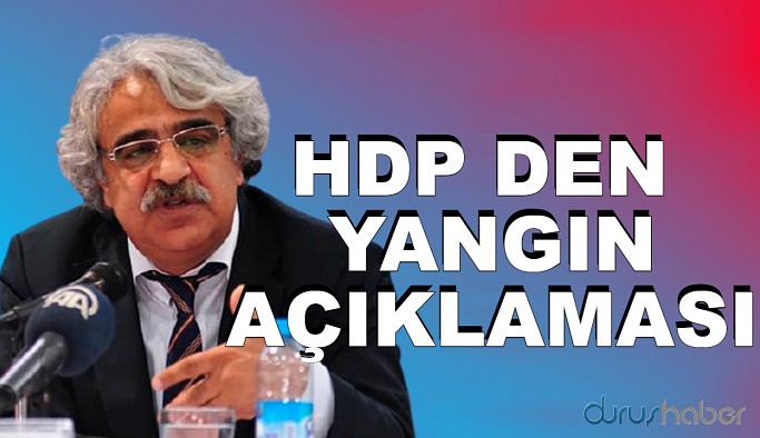 HDP'DEN ORMAN AÇIKLAMASI
