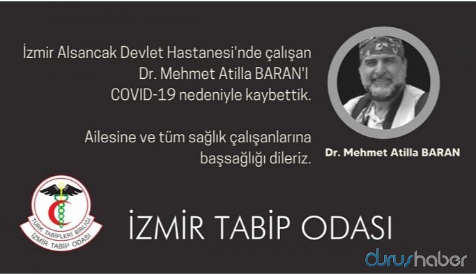 İki doktor Kovid-19'dan yaşamını yitirdi