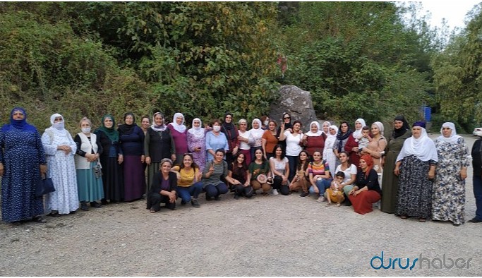 Kadınlar kampanya kapsamında bir araya geldi