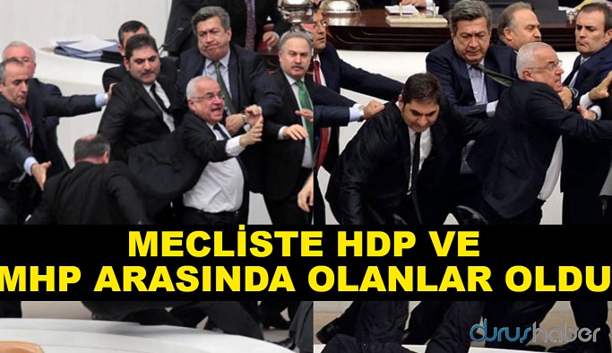 Mecliste HDP Ve MHP Arasında Olanlar Oldu