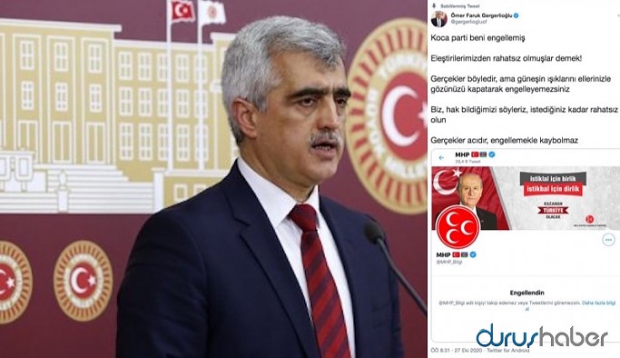 MHP, HDP'li vekili engelledi