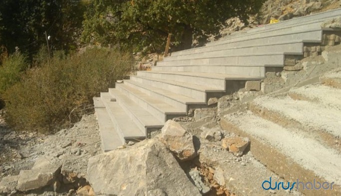 Munzur Gözleri'ne beton