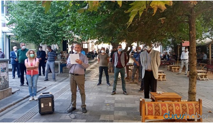 Pekçok ilde 9 Ekim komplosu protesto edildi
